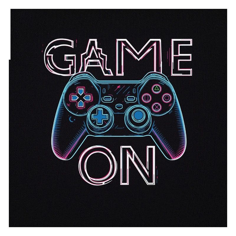 Neon Gaming Controller Design
