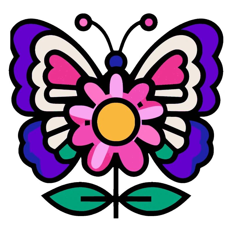 Papillon sur fleur