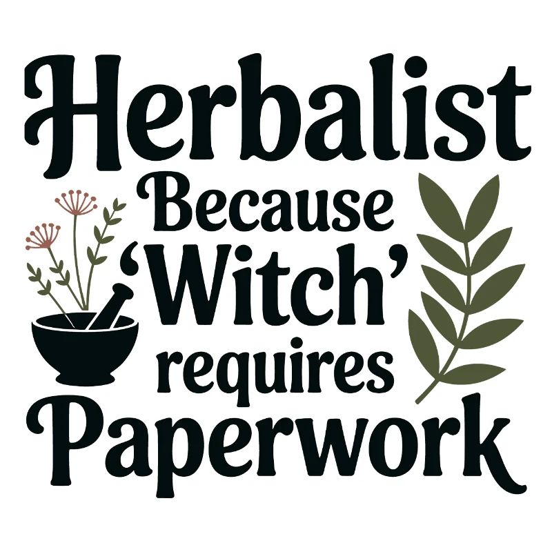 Herbalist Because Witch Requires Paperwork