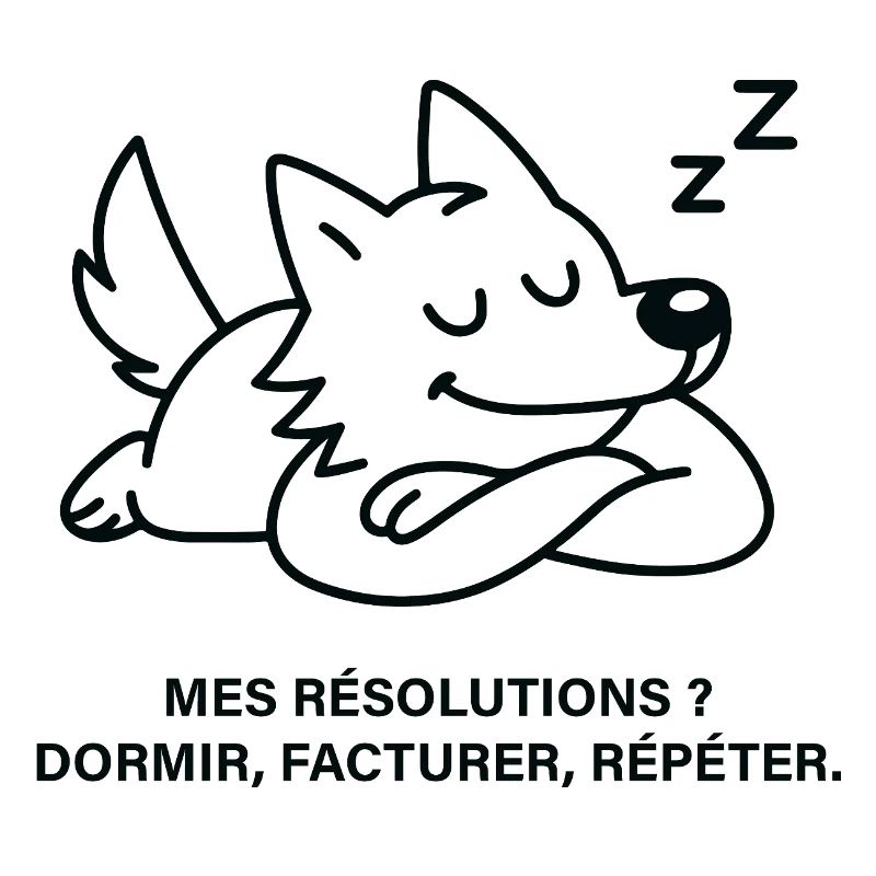 Loup Somnolent et Résolutions de Pause