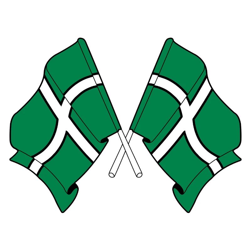 Drapeaux croisés du Devon