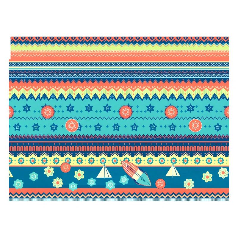 Colorful Boho Winter Pattern