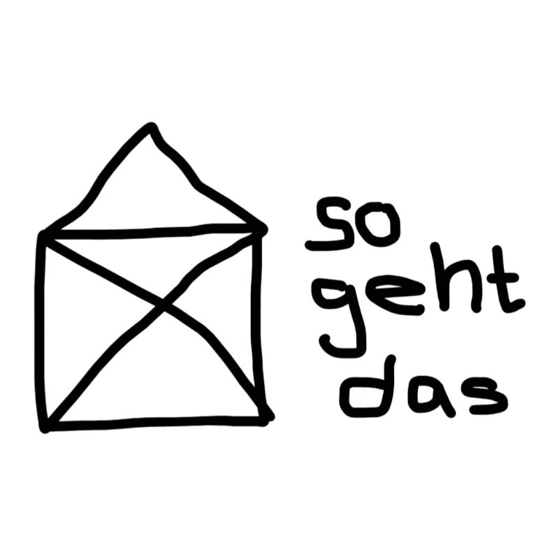So geht das: Envelope Handlettering