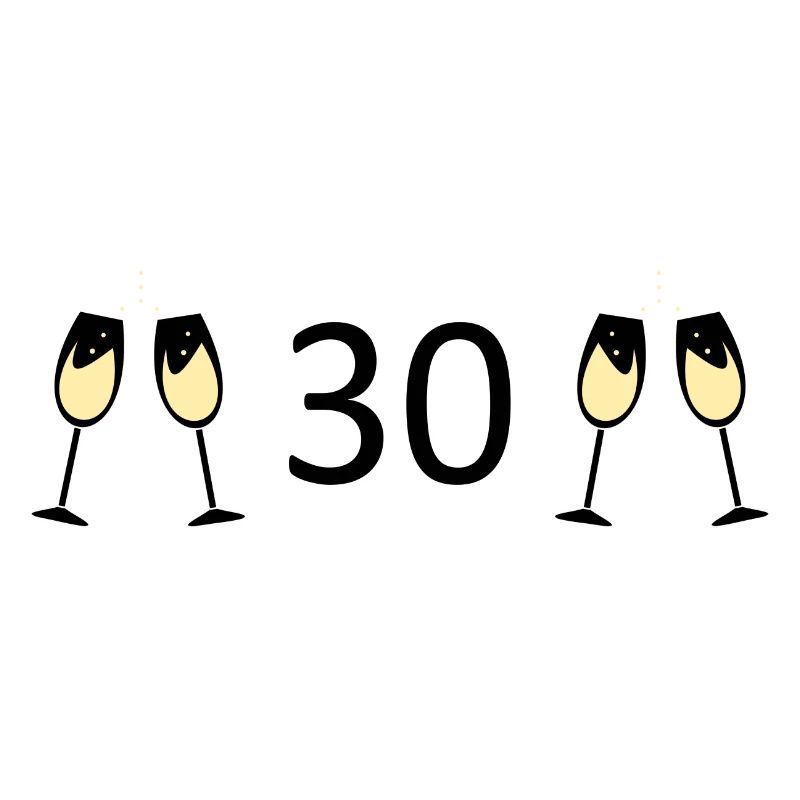 30.Geburtstag 30 Jahre Jubiläum