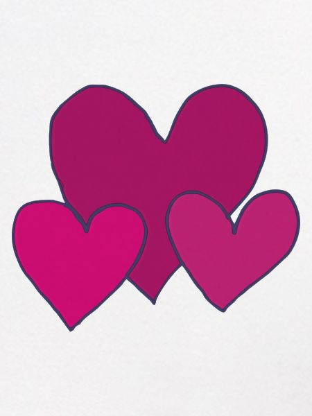 herzen pink
