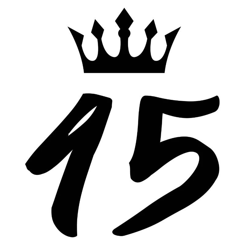 45 Number crown