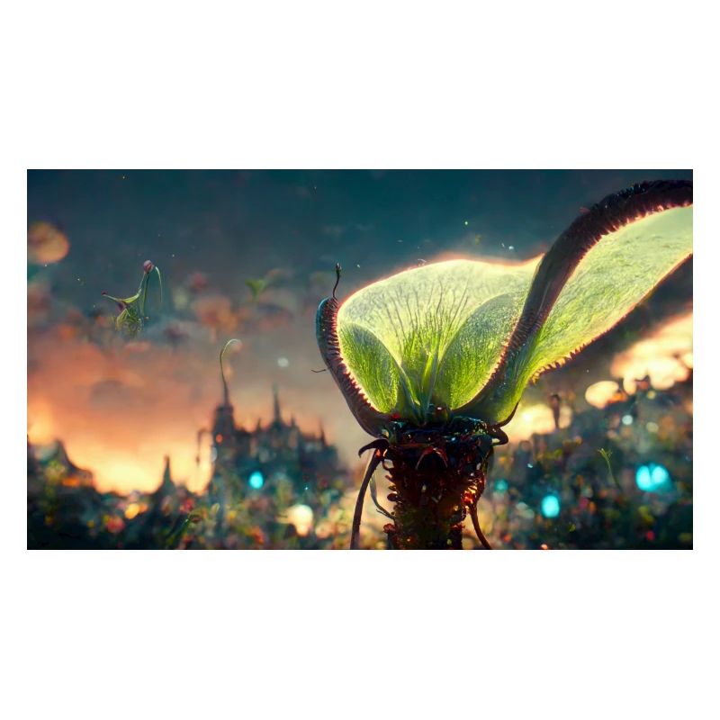 Futuristic Venus flytrap
