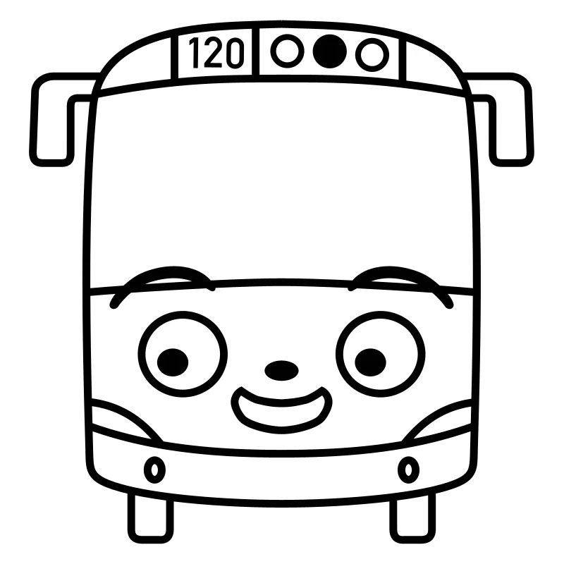 Tiny Bus – Comic Bus für Reisefans & Kinder