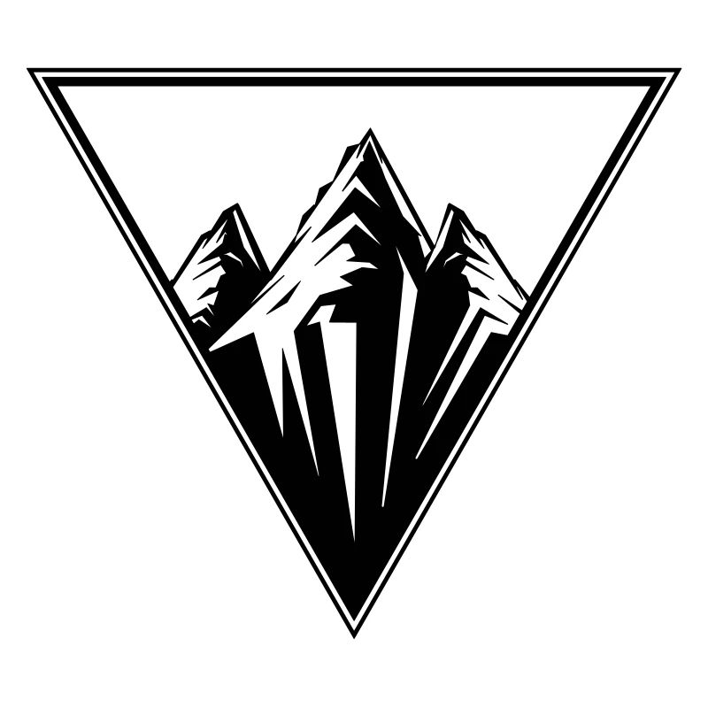 berge symbol icon triangle