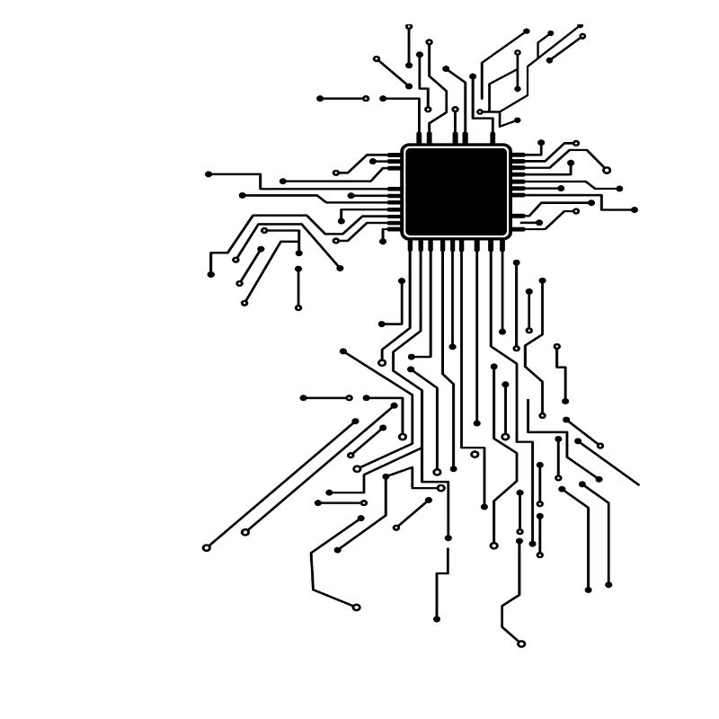 CPU Technik Nerd Computerchip Programmierer