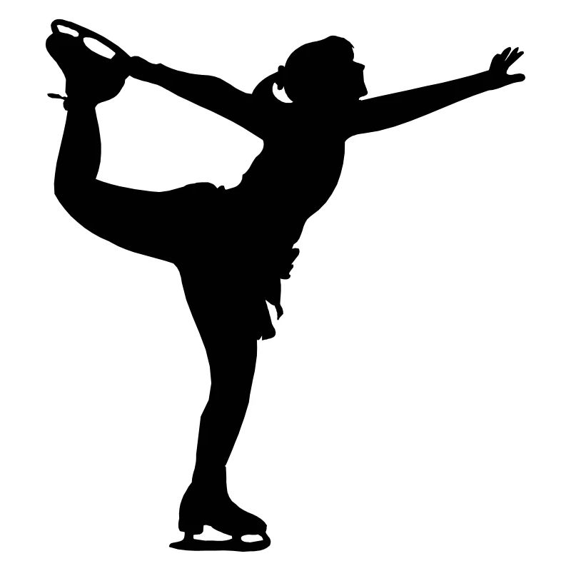 Eiskunstlauf Tanzende Mädchen oder Frauen