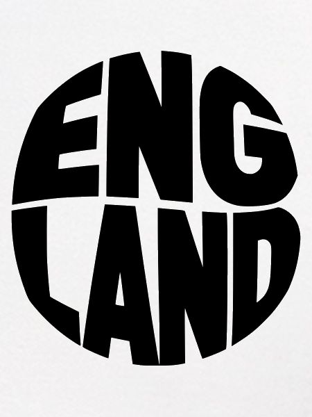 England Typografie 