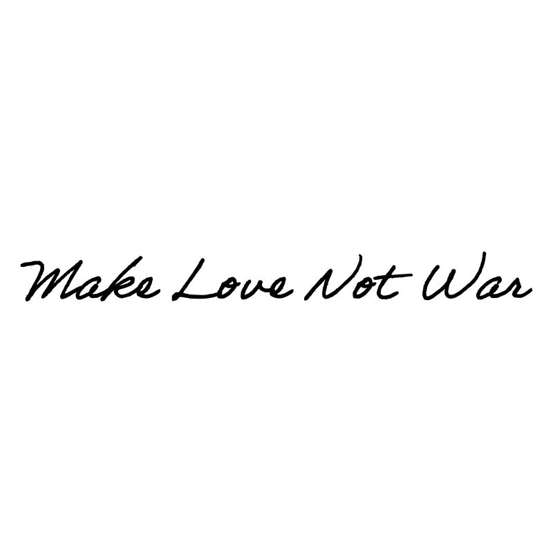 Faites l’amour, pas la guerre