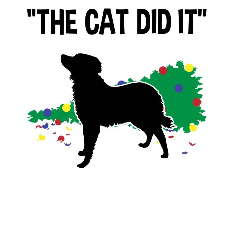 Dog Innocent Christmas Tree Cat Prank