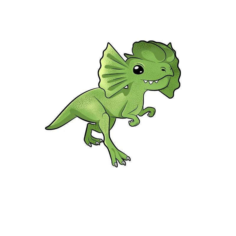 Dessin animé Dilophosaurus