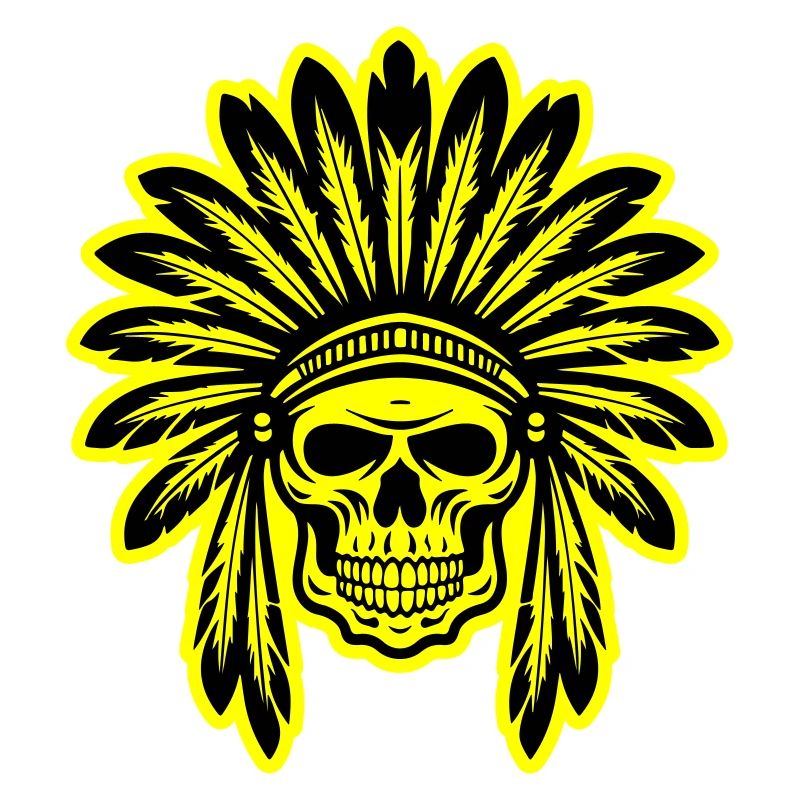 Crâne de chef indien apache
