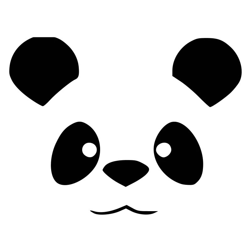 Panda mignon - conception animale drôle