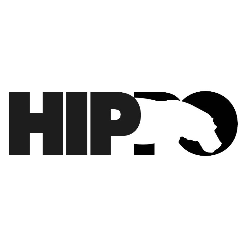 HIppo Nilpferd Silhouette