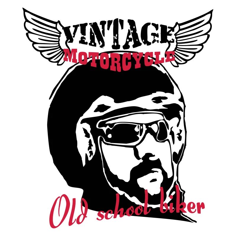Old Biker Motorcycle 1