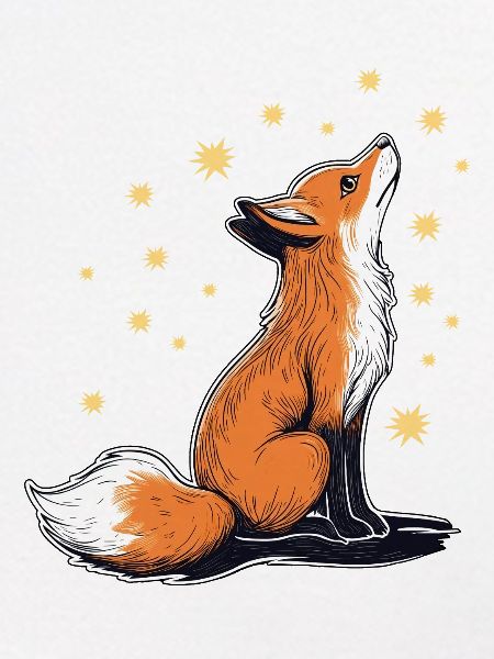 Fuchs und Sterne