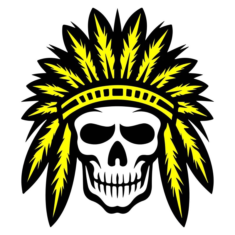 Crâne de chef indien apache