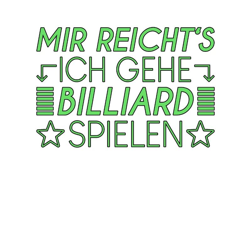 Billiard Spruch