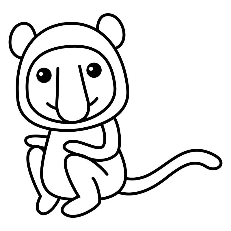 Monkey comic animal