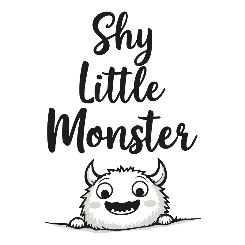 Petit monstre timide Süßes Monster