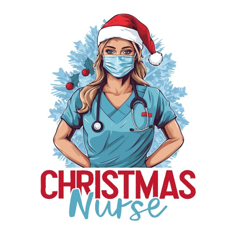 Infirmière de joyeux Noël