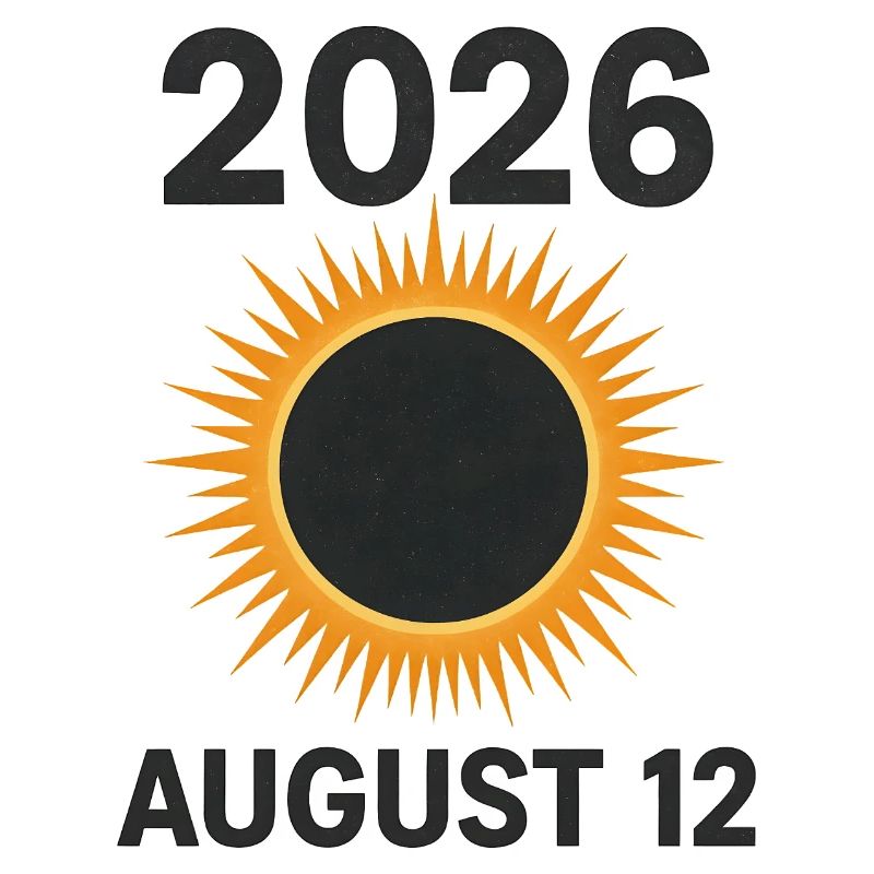 12 août 2026 - éclipse totale de Soleil