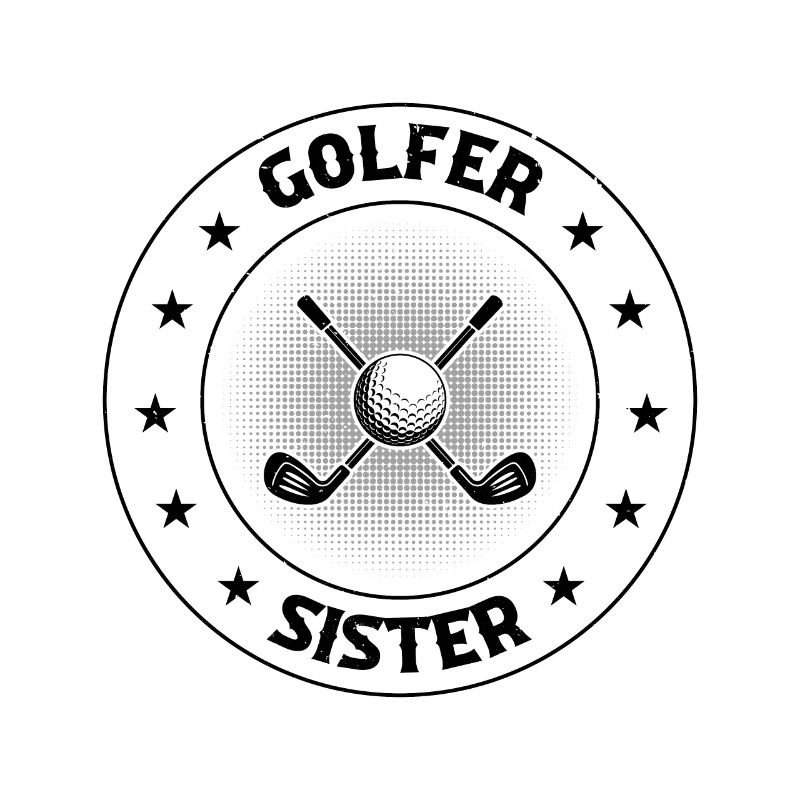 Golfeuse Sœur - Joueuse de golf Sœur Golfeuse