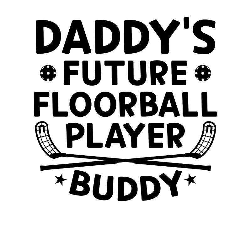 Daddy’s Future Floorball Player Buddy - Plancher pour bébé