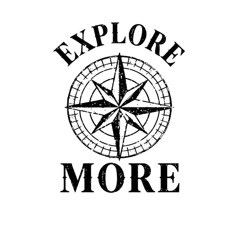 Explore More Abenteuer Kompass T-Shirt