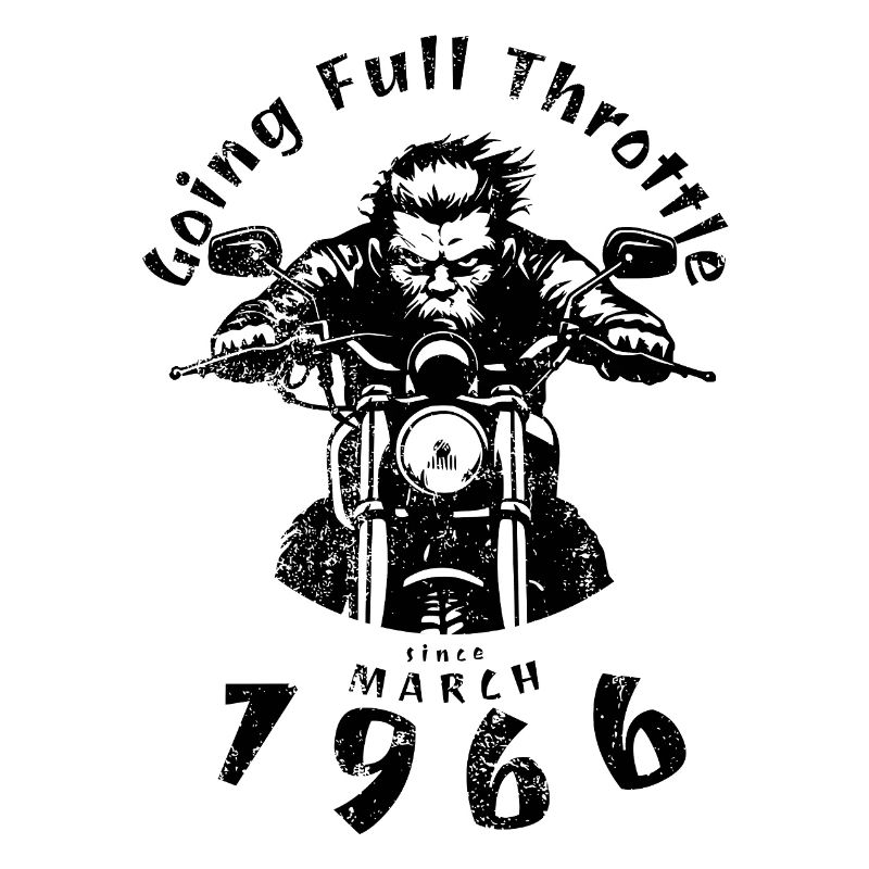 60. Geburtstag Going Full Throttle Since 03/1966