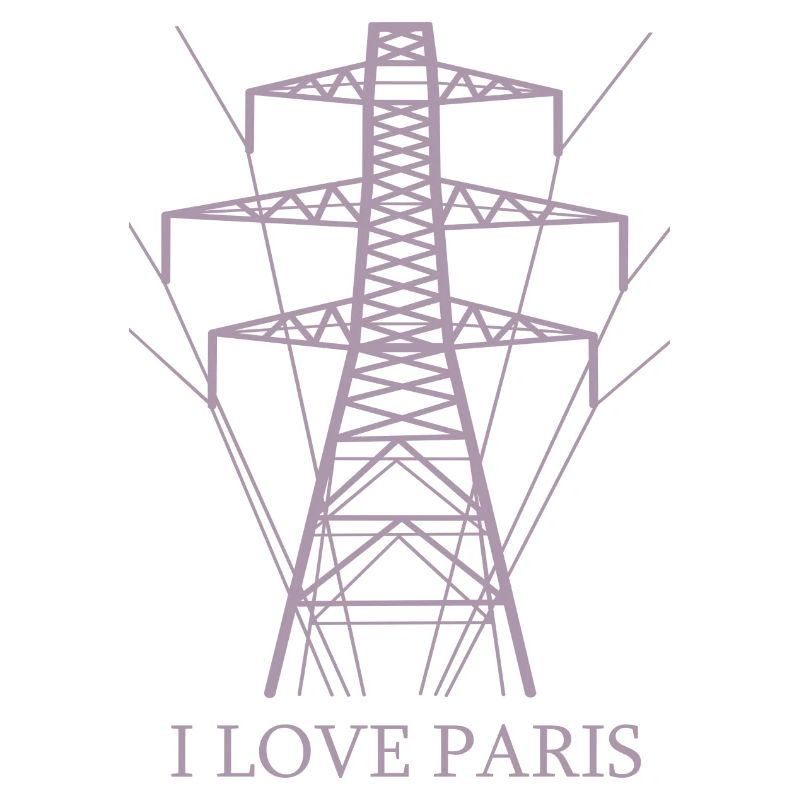 Ironic I love Paris Eiffel Tower as a power pole