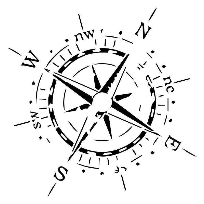 Windrose Kompass Hafen Bstyled | Freizeitmode