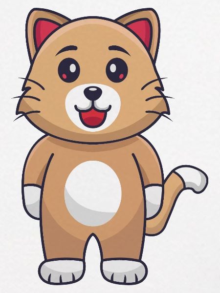Karikatur-Katze