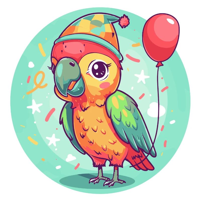 Parrot Birthday Comic