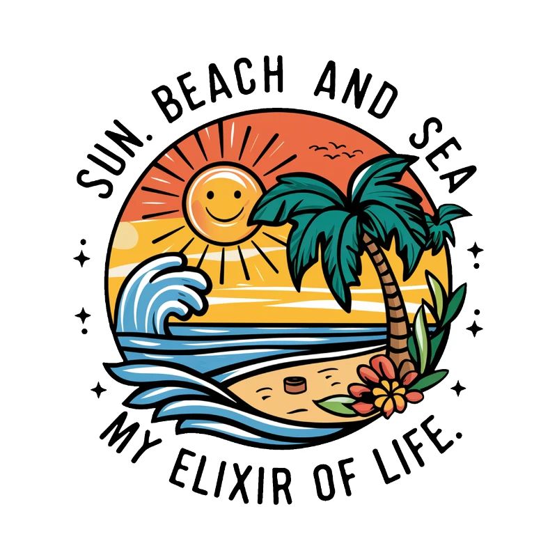 Le soleil, la plage et la mer - mon élixir de vie