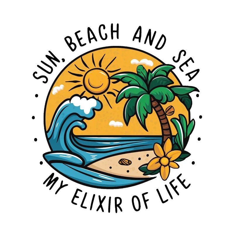 Le soleil, la plage et la mer - mon élixir de vie