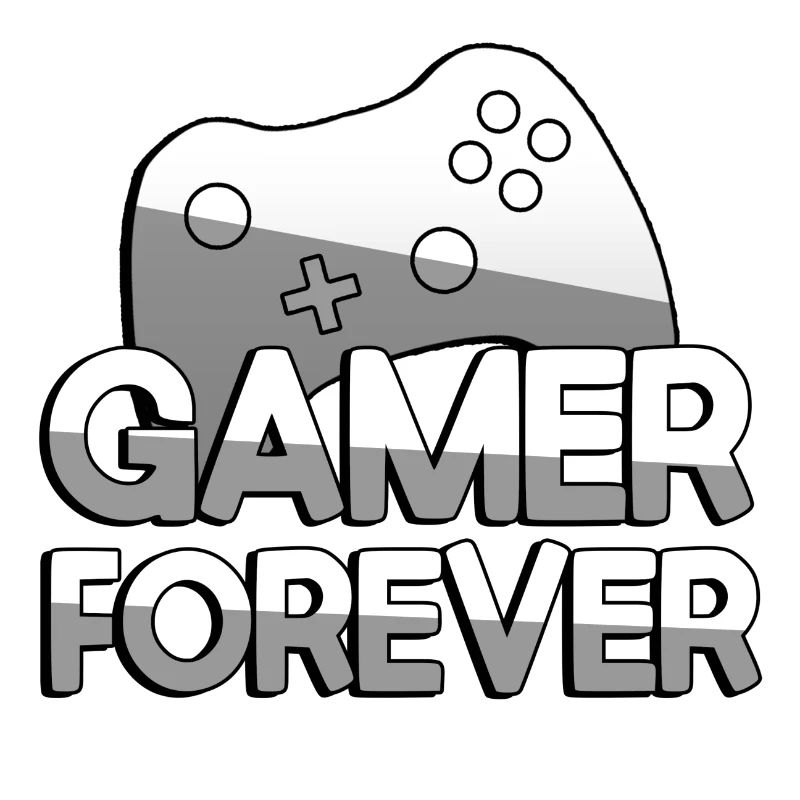 GAMER FOREVER + Controller - Gaming