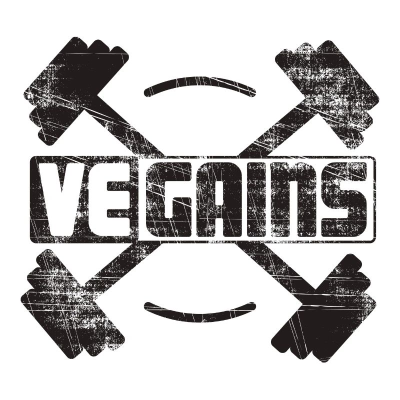 Cadeau végétalien de puissance de muscle de Vegains