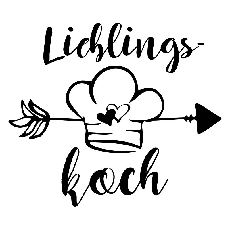 Lieblingskoch kochen Hobbykoch Spruch Geschenk