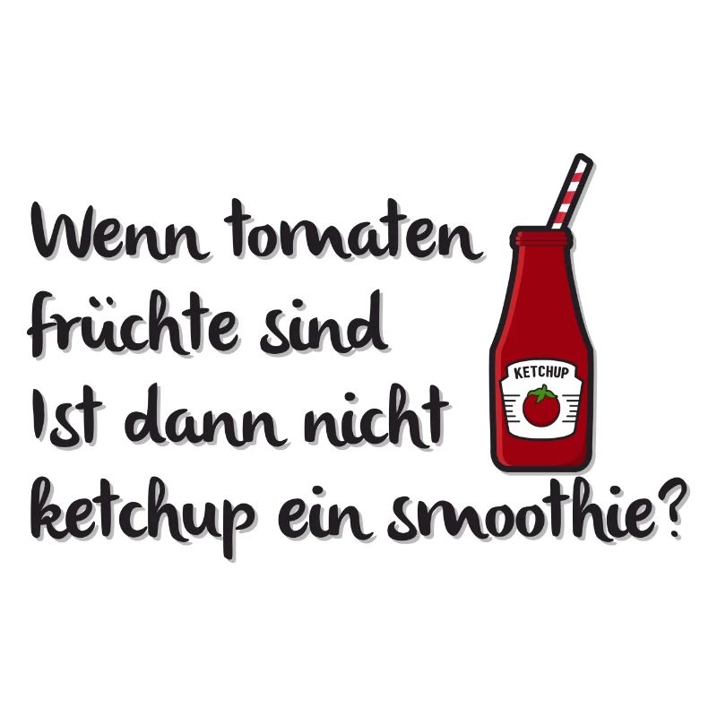 Ketchup=Smoothie < Tomate=Fruit > tomates drôles