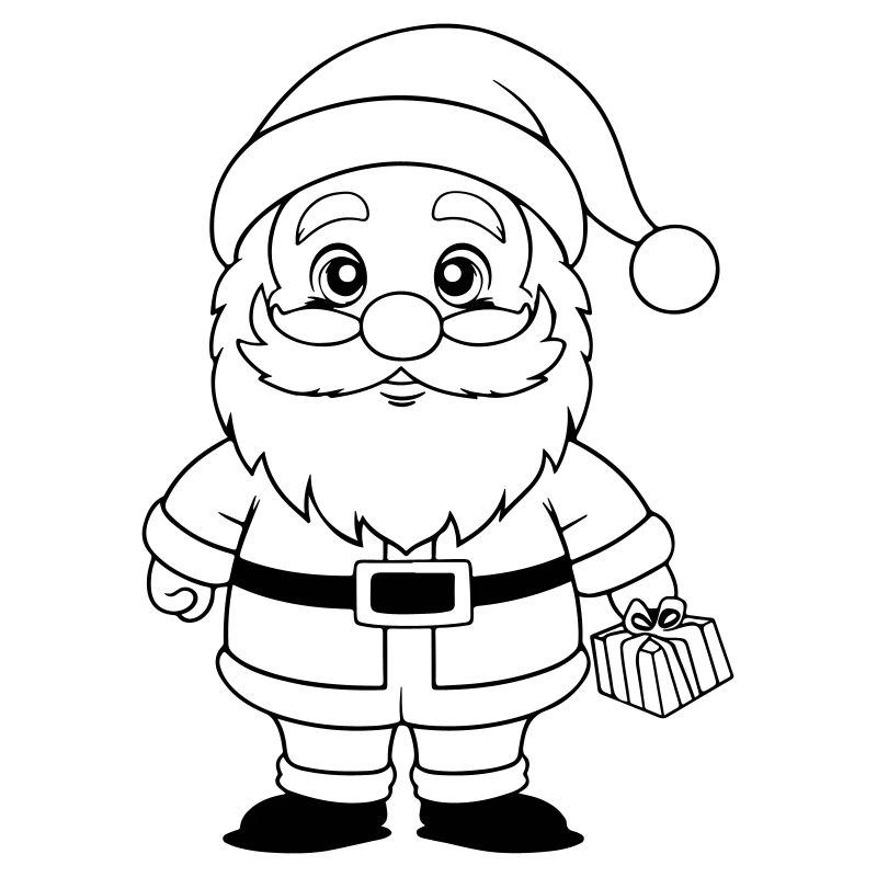Christmas Man Winter Comic