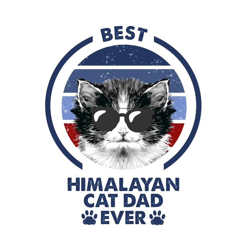 Cat Dad - Chat de l’Himalaya
