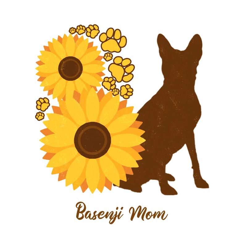 Sonnenblumenmutter - Basenji