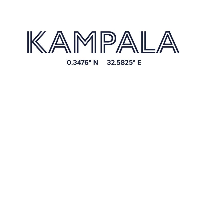 Uganda City Coordinates - Kampala