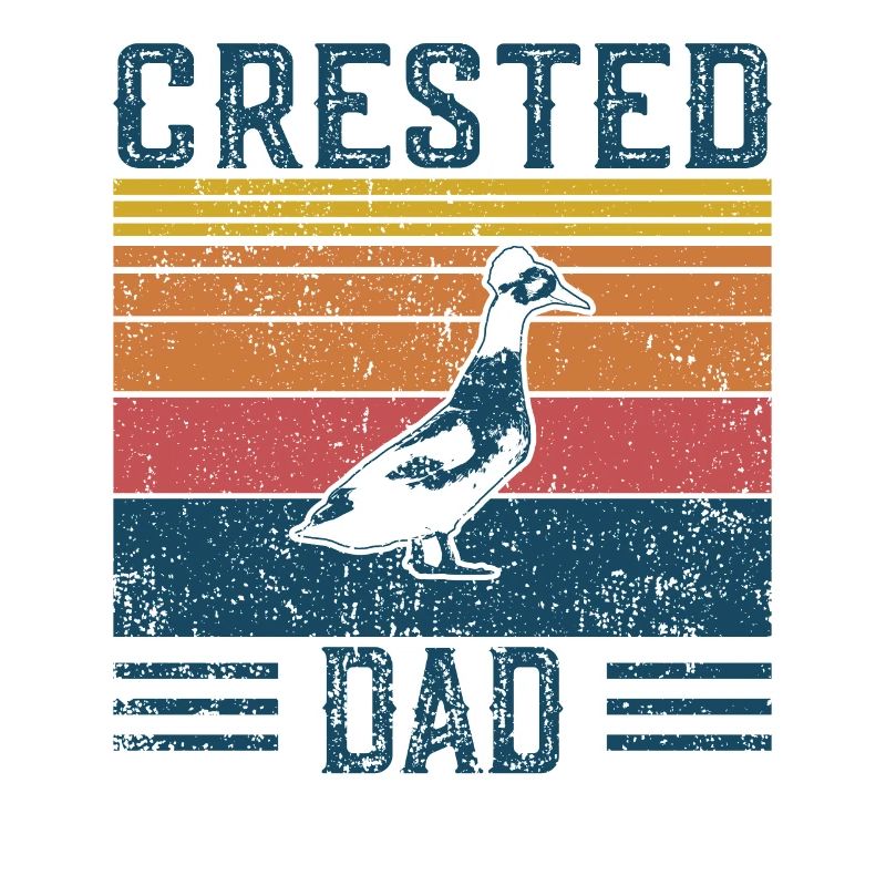 Entendad - Vintage Crested Duck