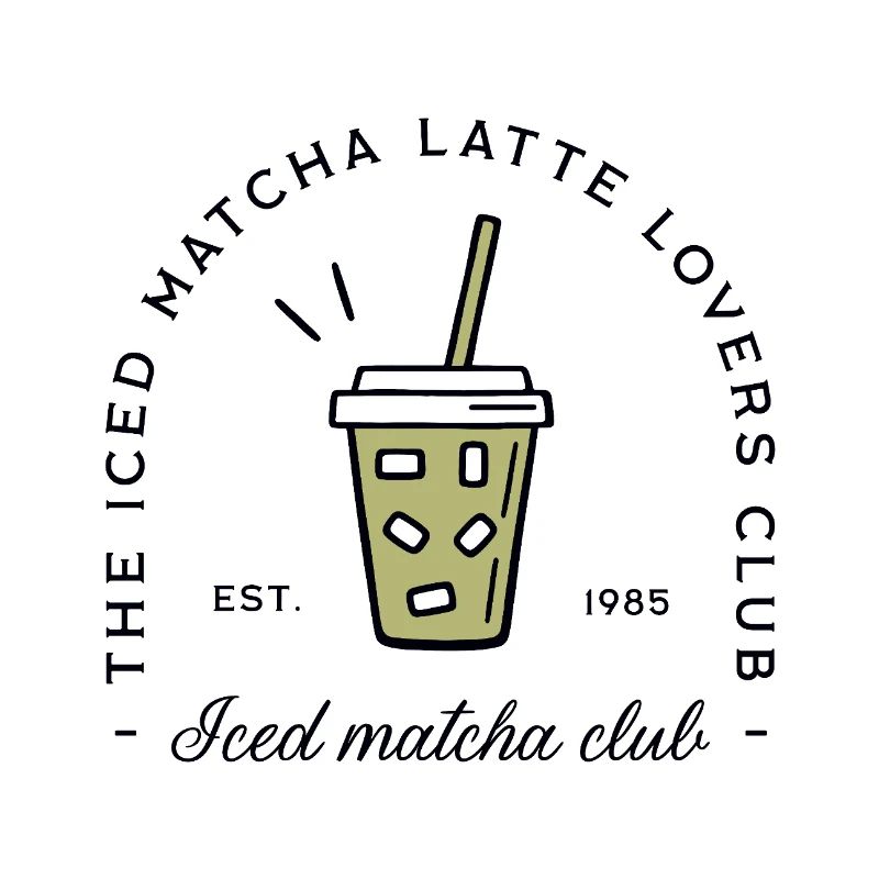 Iced matcha latte lovers